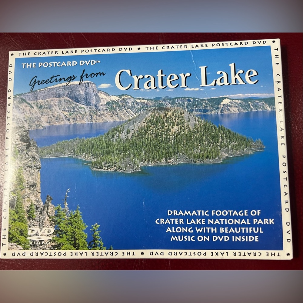 Crater Lake DVD 20 minutes postcard 🆕